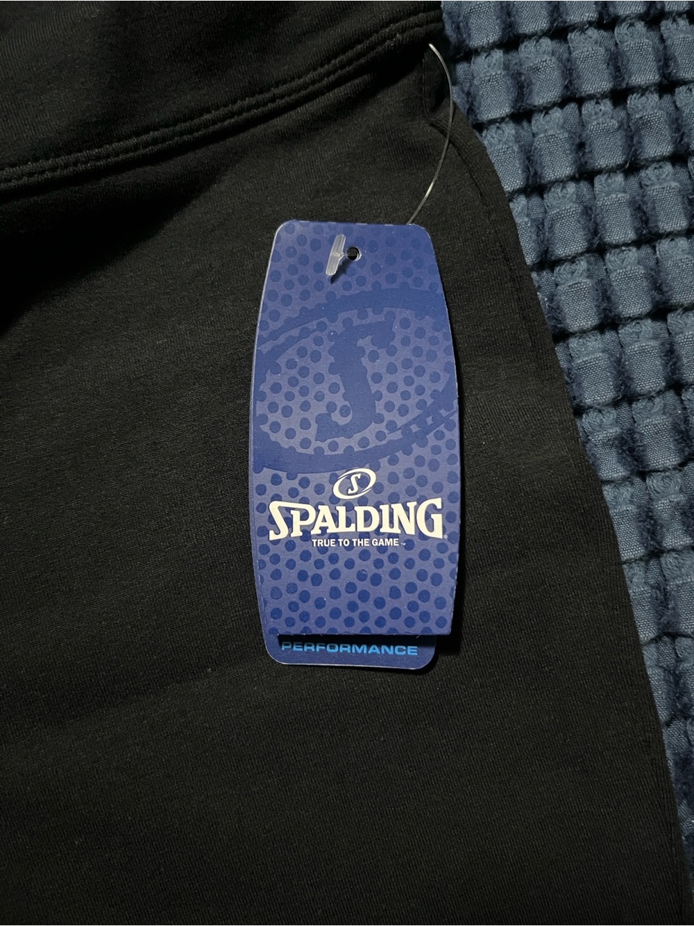 Spalding Black Performance Leggings with Logo Waistband - Picture 3 of 9